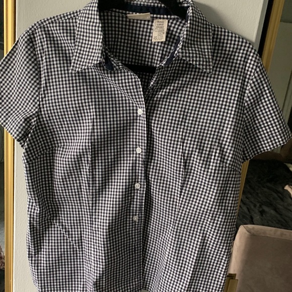 PL b/w checked short sleeve Button up shirt - Picture 5 of 6